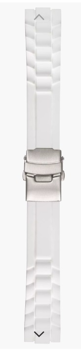BC502-24 White Каучук с клипсой